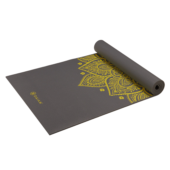 Gaiam Yogamatta 6mm Citron Sundial