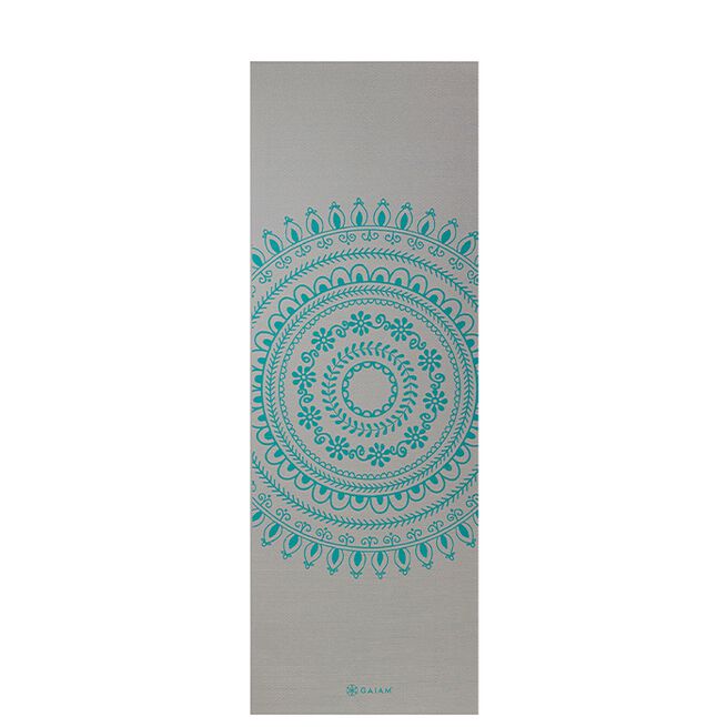 Gaiam Yogamatta 6mm Extra Lång/Bred Teal Marrakesh