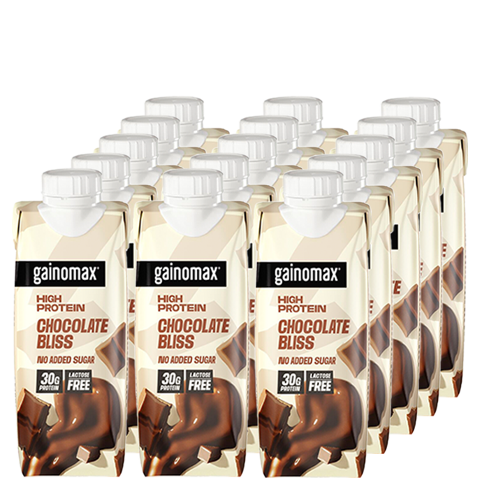 Gainomax 15 x Gainomax High Protein Drink 250 ml Choklad