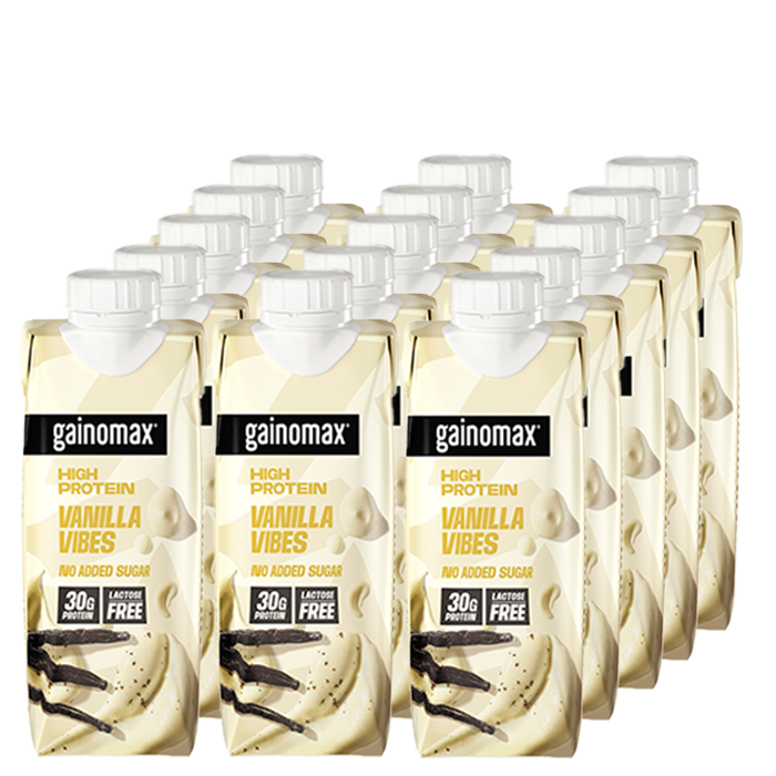 Gainomax 15 x Gainomax High Protein Drink 250 ml Vanilj