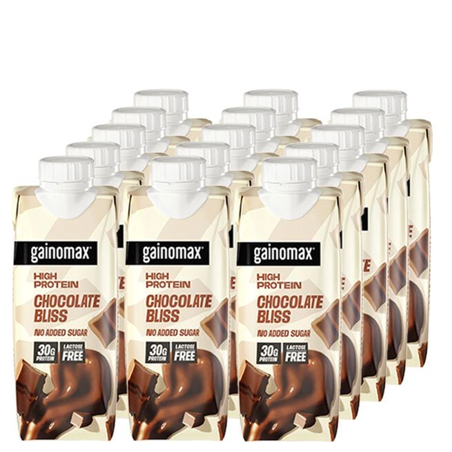 Gainomax 15 x Gainomax High Protein Drink 250 ml Choklad