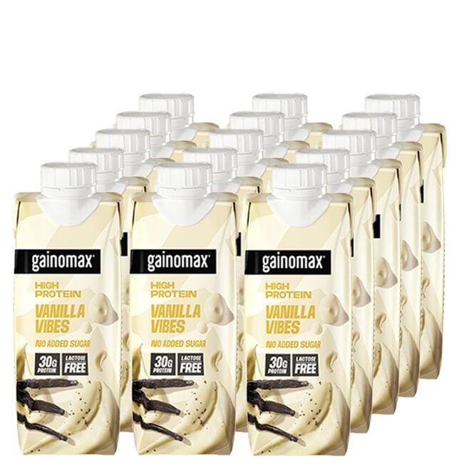 Gainomax 15 x Gainomax High Protein Drink 250 ml Vanilj