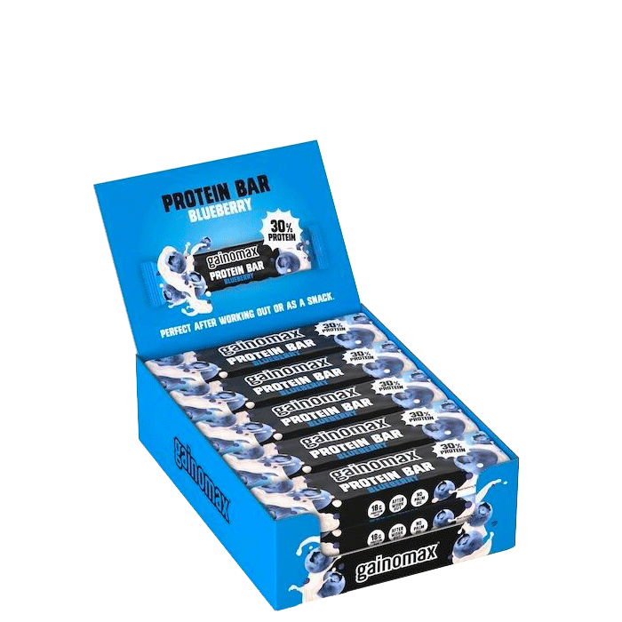 Gainomax 15 x Gainomax Protein Bar 60 g Blueberry