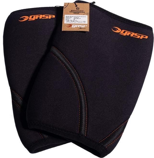 GASP Gear Gasp Neoprene Knee Sleeve, Black Small
