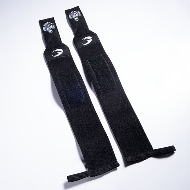 GASP Gear Hardcore Wrist Wraps 18 inch, Black/White