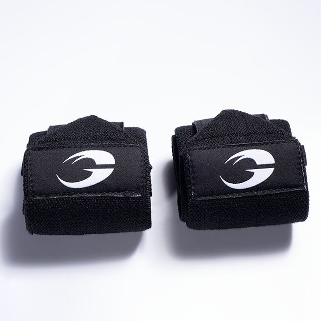 GASP Gear Hardcore Wrist Wraps 18 inch, Black/White