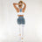 Gavelo Grand Slam Sports Bra Grey/White