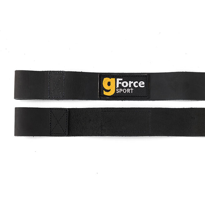 GForce Lifting Straps Läder Svart