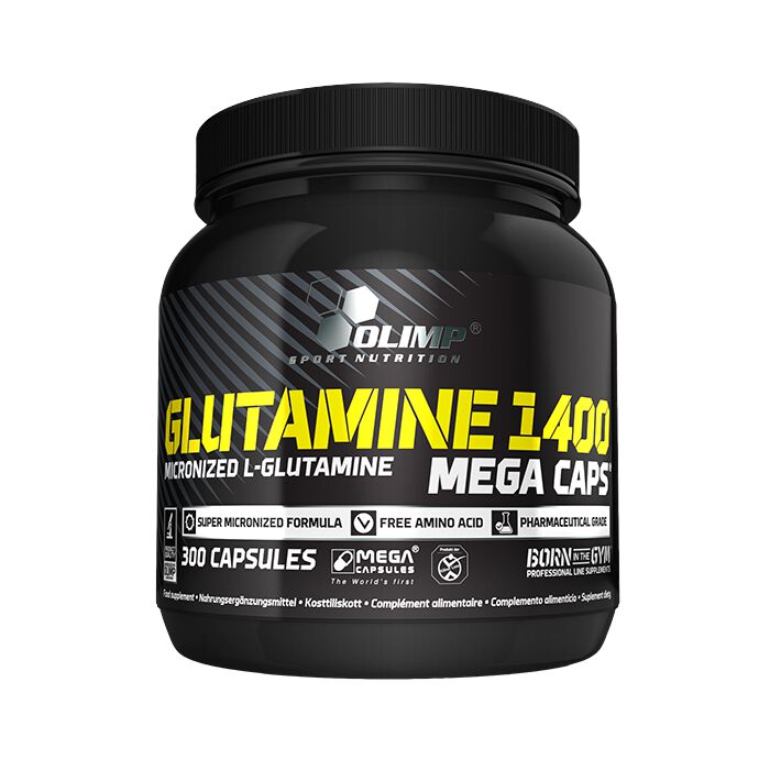 Glutamine Mega Caps 1400 300 kapslar