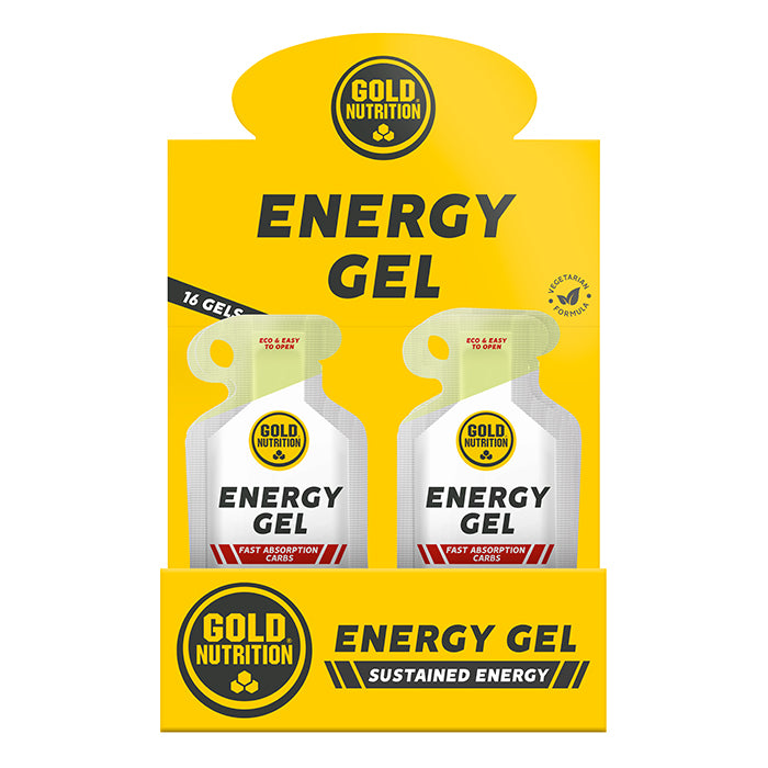 Gold Nutrition 16 x Energy Gel 40 g Strawberry & Lime