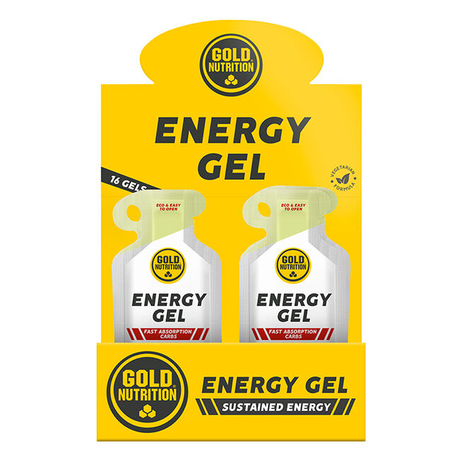 Gold Nutrition 16 x Energy Gel 40 g Strawberry & Lime
