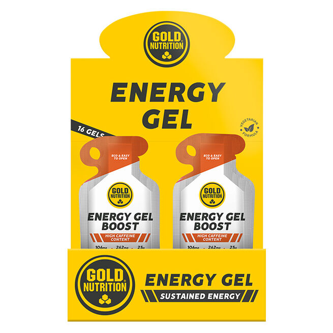 Gold Nutrition 16 x Energy Gel Boost 40 g Salted Caramel