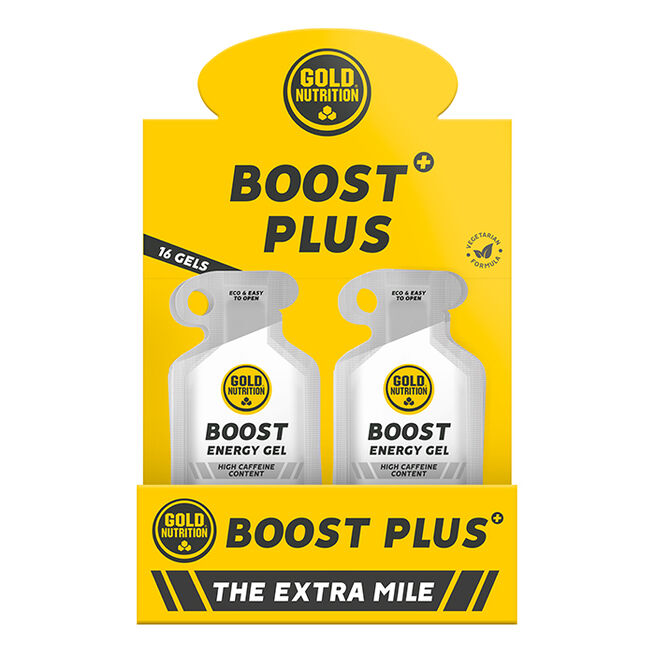 Gold Nutrition 16 x Energy Gel Boost 40 g Unflavoured