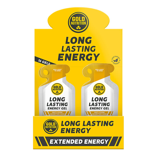 Gold Nutrition 16 x Long Lasting Gel 60 g Banana