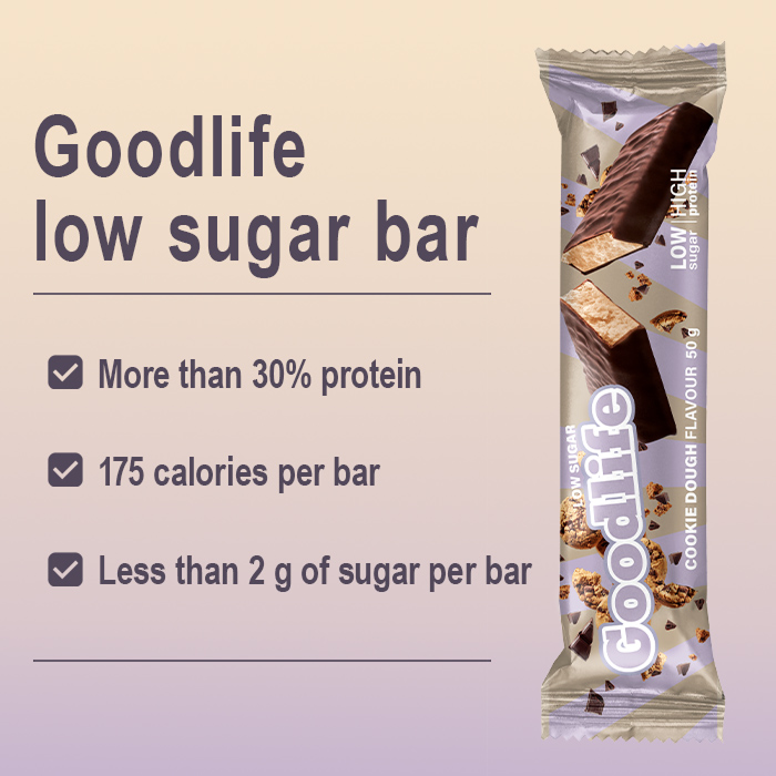 Goodlife 15 x Low Sugar Proteinbar 50 g