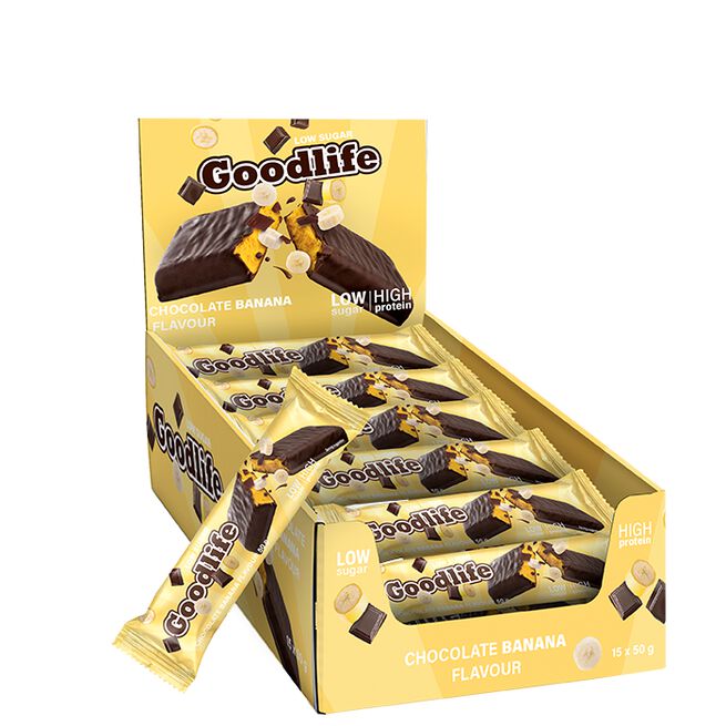 Goodlife 15 x Low Sugar Proteinbar 50 g