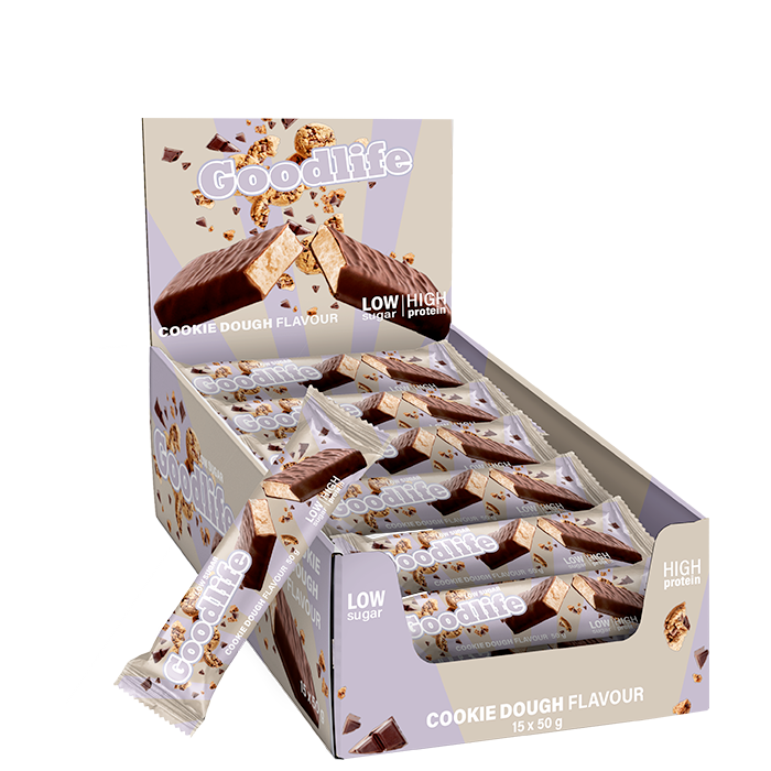 Goodlife 15 x Low Sugar Proteinbar 50 g Cookie Dough