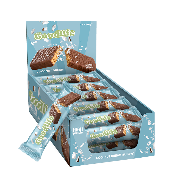 Goodlife 15 x Proteinbar 50 g Coconut Dream