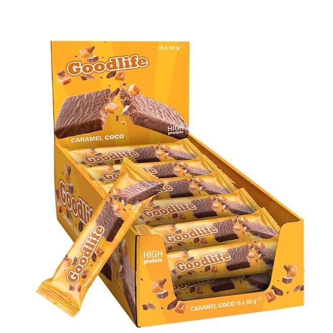 Goodlife 15 x Proteinbar 50 g Caramel Coco