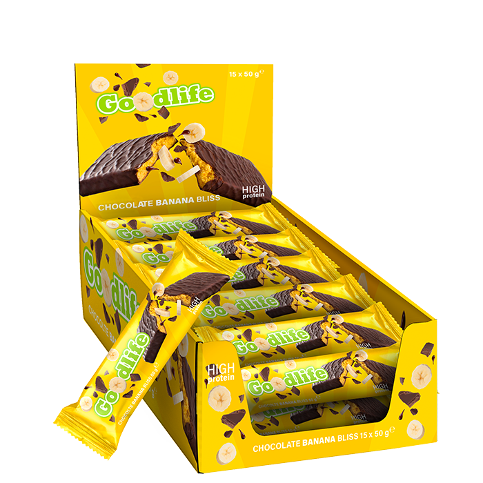 Goodlife 15 x Proteinbar 50 g Chocolate Banana Bliss