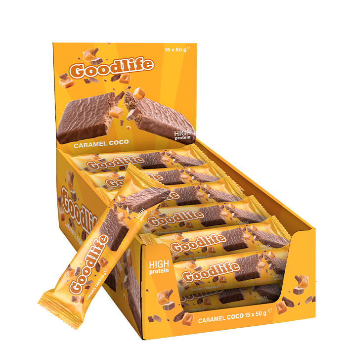 Goodlife 15 x Proteinbar 50 g Caramel Coco