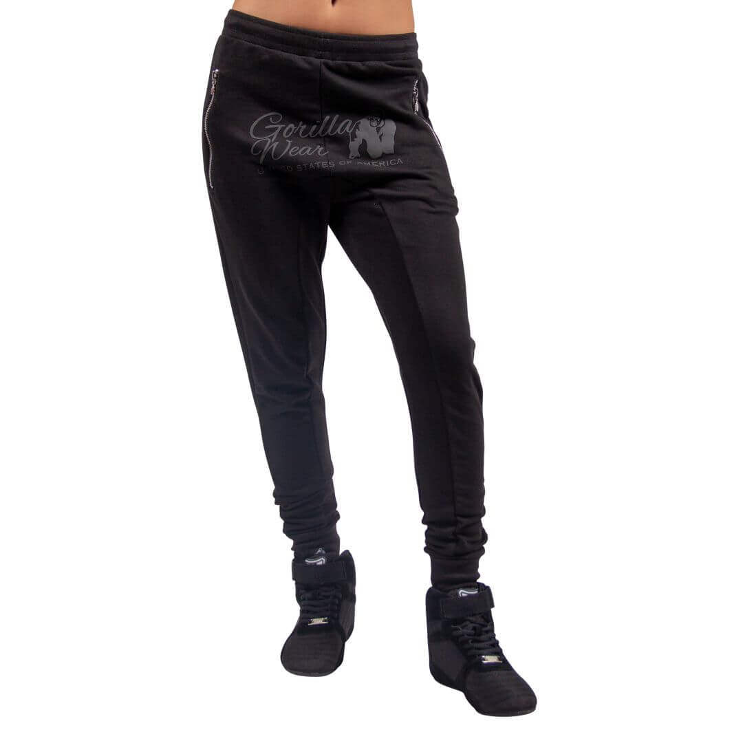 Gorilla Wear Celina Drop Crotch Joggers Black