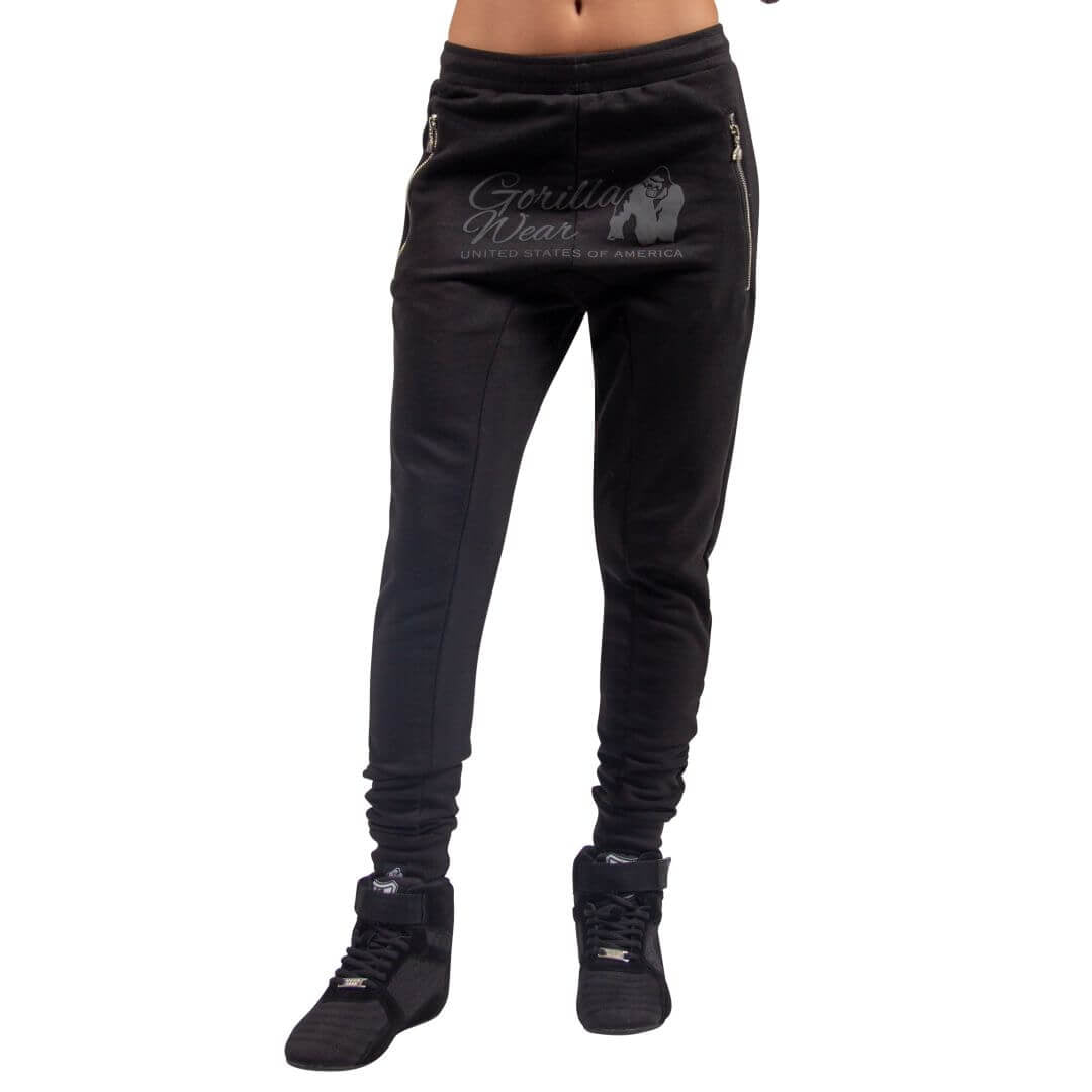 Gorilla Wear Celina Drop Crotch Joggers Black
