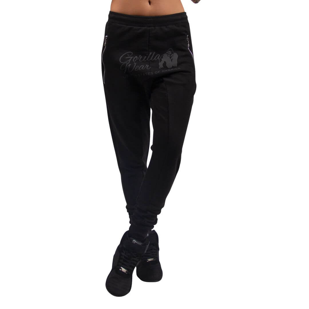 Gorilla Wear Celina Drop Crotch Joggers Black