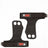 Gorilla Wear Gear 2-Hole Leather Lifting Grips Svart Medium