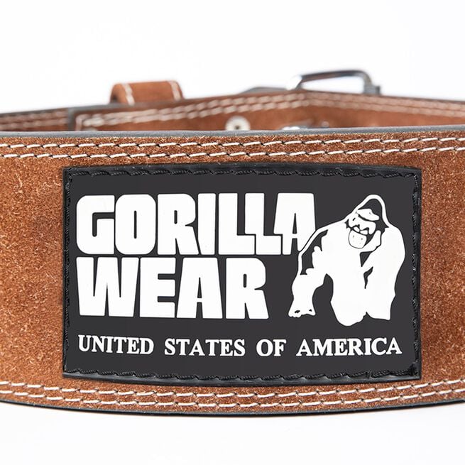 Gorilla Wear Gear 4 Inch Lyftarbälte Brun Small/Medium