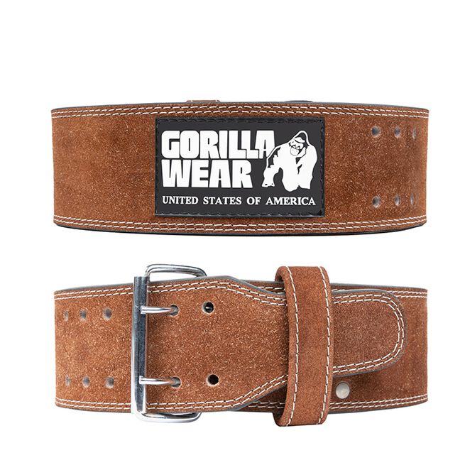 Gorilla Wear Gear 4 Inch Lyftarbälte Brun Large/X-Large