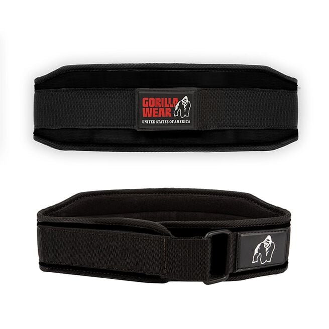 Gorilla Wear Gear 4 Inch Lyftarbälte Dam Svart