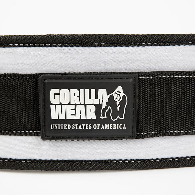 Gorilla Wear Gear 4 Inch Lyftarbälte Dam Svart/Vit Medium