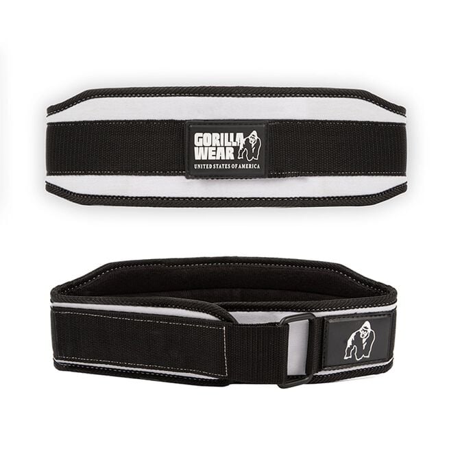 Gorilla Wear Gear 4 Inch Lyftarbälte Dam Svart/Vit