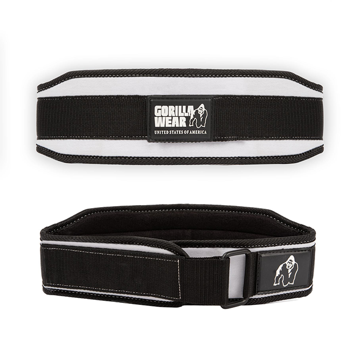 Gorilla Wear Gear 4 Inch Lyftarbälte Dam Svart/Vit