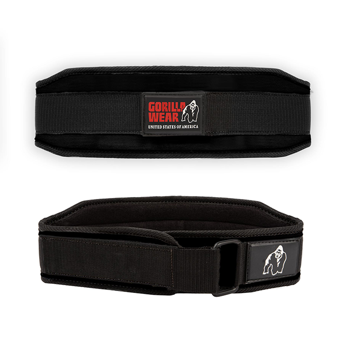 Gorilla Wear Gear 4 Inch Lyftarbälte Dam Svart