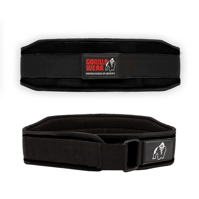 Gorilla Wear Gear 4 Inch Lyftarbälte Dam Svart Medium