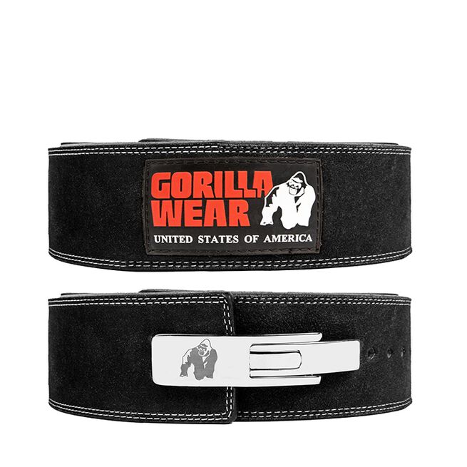 Gorilla Wear Gear 4 Inch Lyftarbälte Lever Svart Large/X-Large