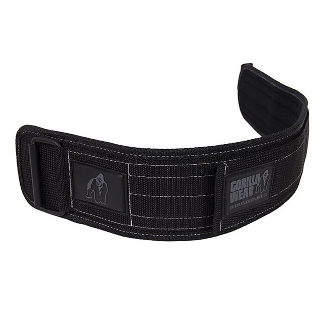 Gorilla Wear Gear 4 Inch Lyftarbälte Nylon Svart