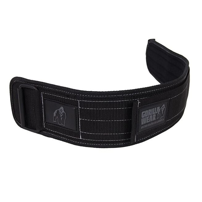 Gorilla Wear Gear 4 Inch Lyftarbälte Nylon Svart