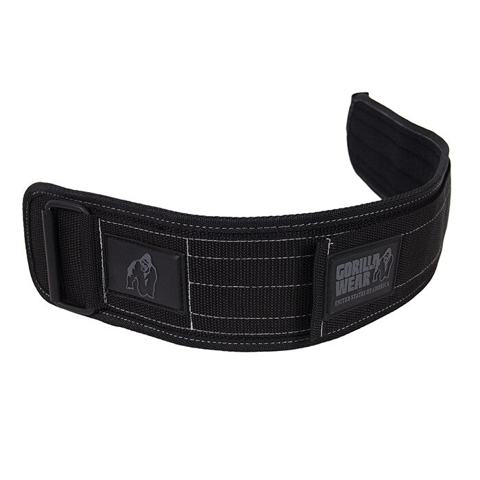 Gorilla Wear Gear 4 Inch Lyftarbälte Nylon Svart