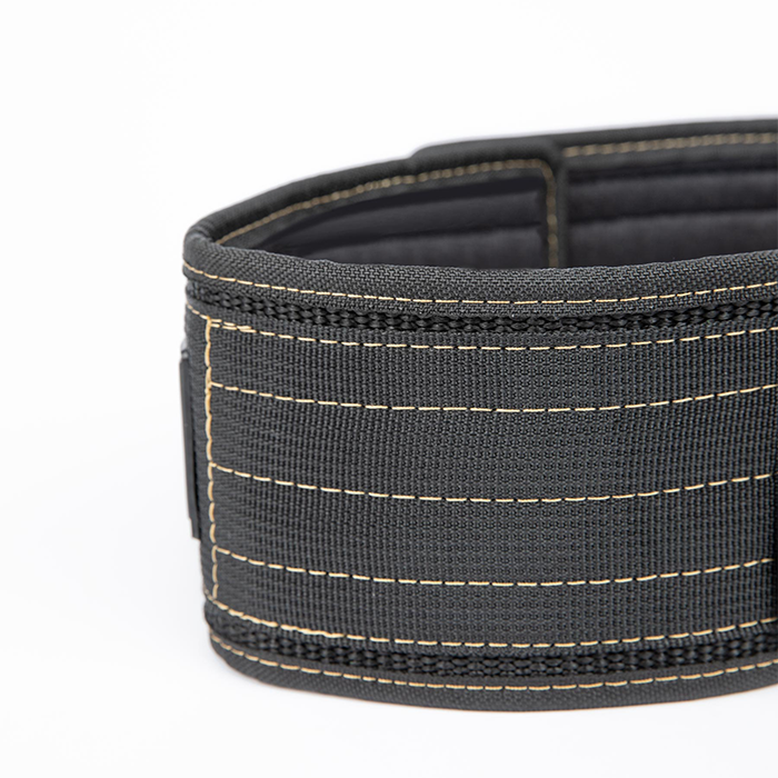 Gorilla Wear Gear 4 Inch Lyftarbälte Nylon Svart/Guld