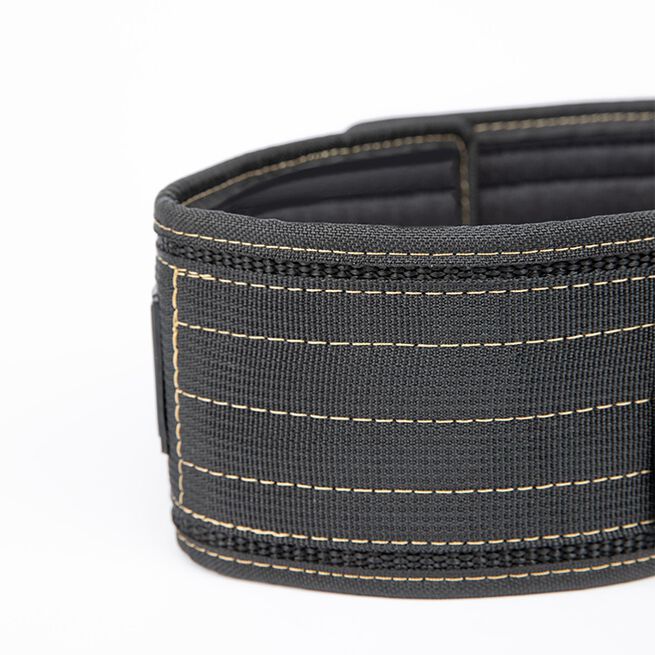 Gorilla Wear Gear 4 Inch Lyftarbälte Nylon Svart/Guld
