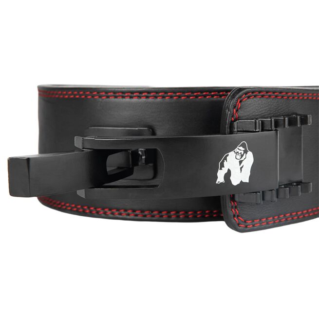 Gorilla Wear Gear 4 Inch Premium Lever Belt, Black