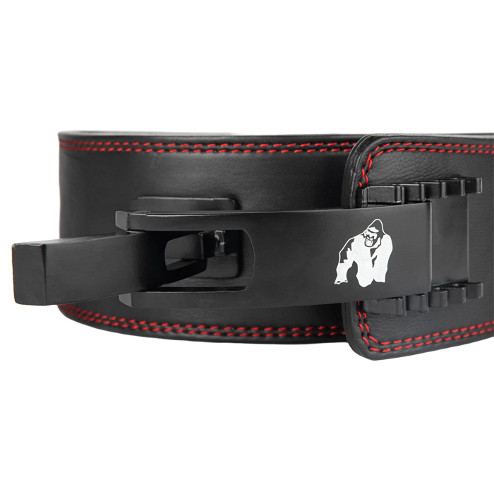 Gorilla Wear Gear 4 Inch Premium Lever Belt, Black