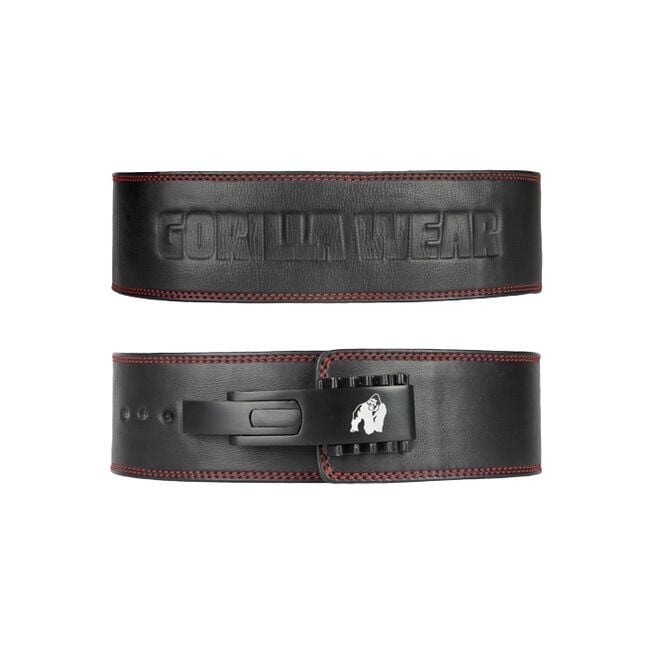 Gorilla Wear Gear 4 Inch Premium Lever Belt, Black