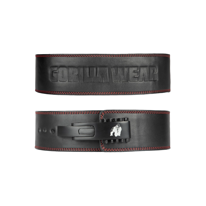 Gorilla Wear Gear 4 Inch Premium Lever Belt, Black