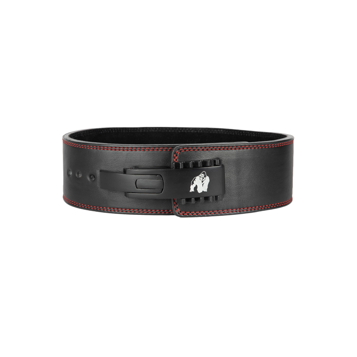 Gorilla Wear Gear 4 Inch Premium Lever Belt, Black