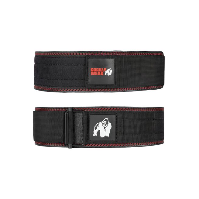 Gorilla Wear Gear 4 Inch Premium Lifting Belt, Black