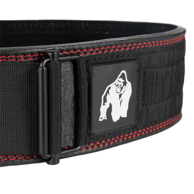 Gorilla Wear Gear 4 Inch Premium Lifting Belt, Black